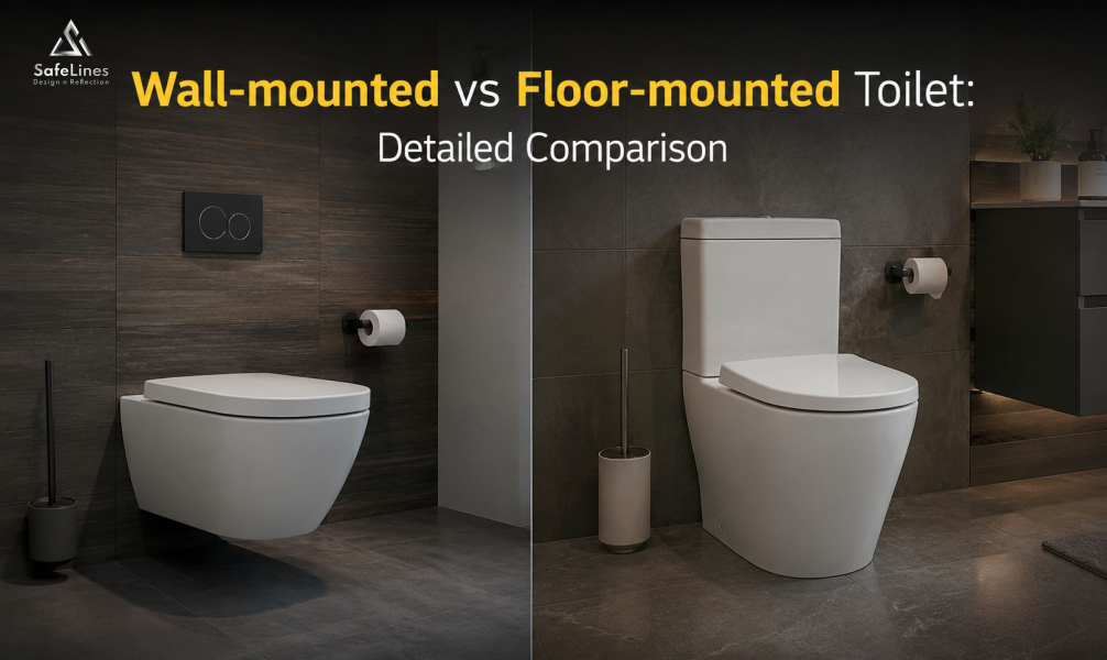 Wall-mounted vs Floor-mounted Toilet